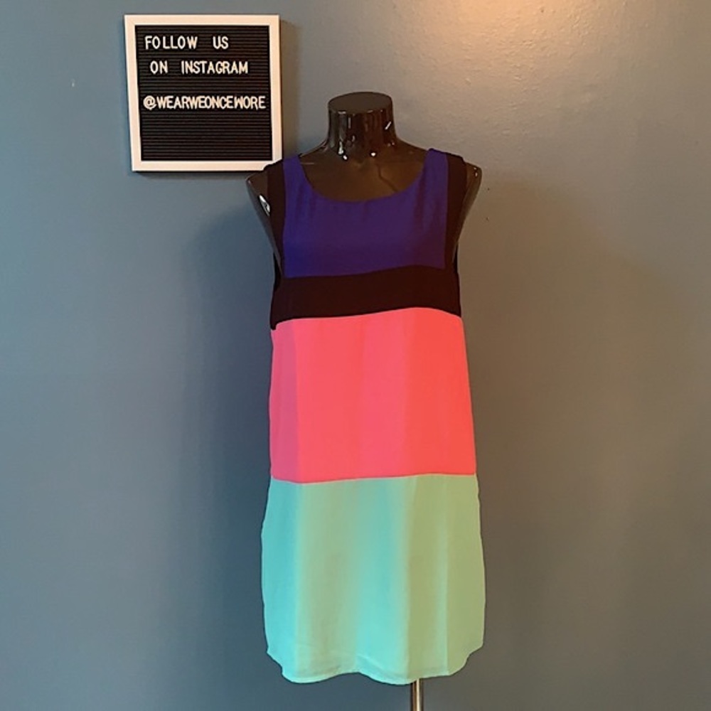 KOPA Colour Block Tunic Dress